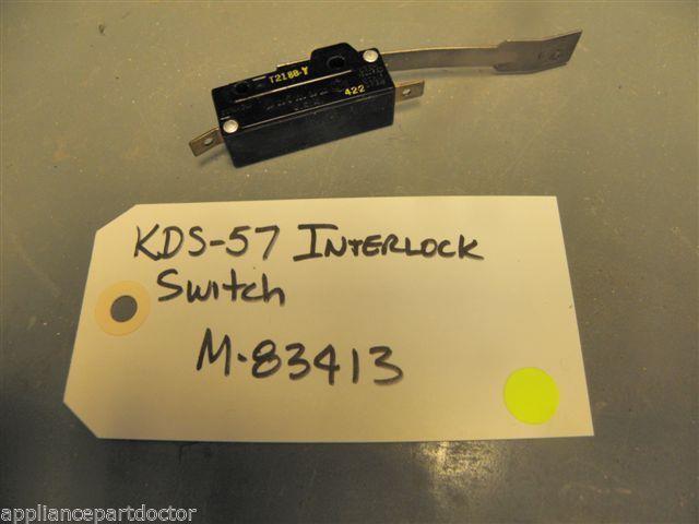 KITCHENAID WHIRLPOOL Dishwasher KDS-57 Interlock Switch M-83413 M83413 KITCHENAID WHIRLPOOL Dishwasher KDS-57 Interlock Switch M-83413 M83413